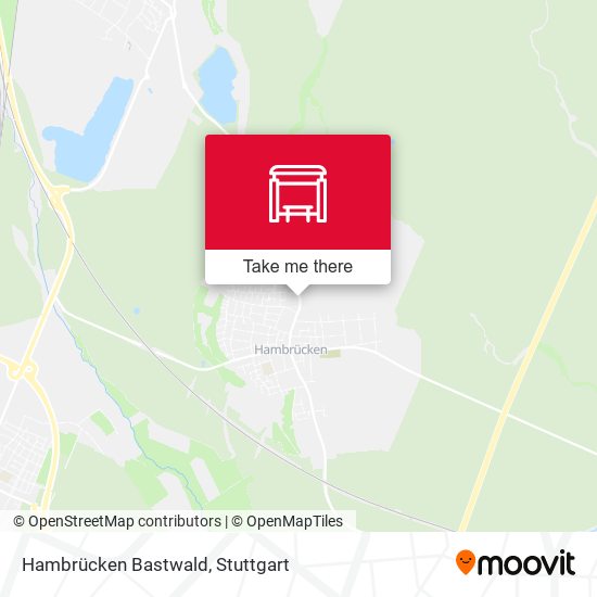Hambrücken Bastwald map