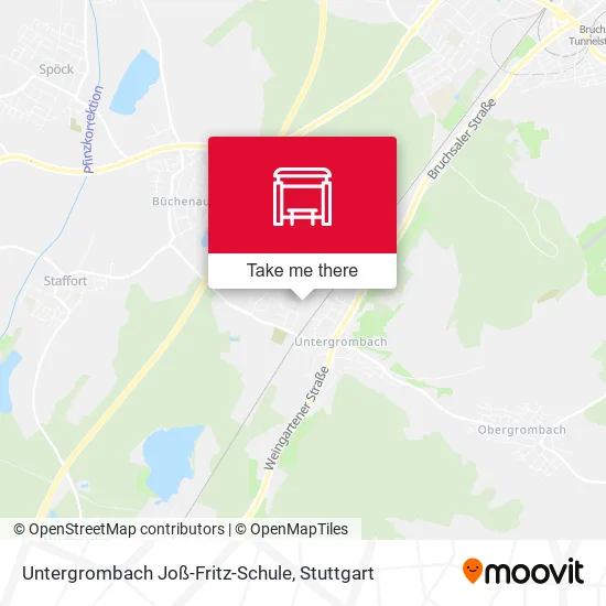 Карта Untergrombach Joß-Fritz-Schule