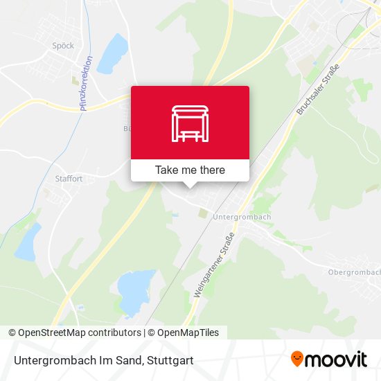 Untergrombach Im Sand map