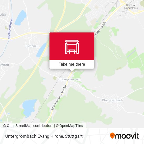 Untergrombach Evang.Kirche map