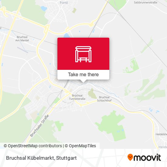 Bruchsal Kübelmarkt map