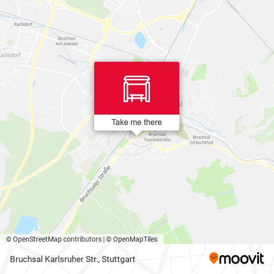Карта Bruchsal Karlsruher Str.