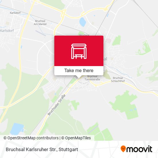 Карта Bruchsal Karlsruher Str.