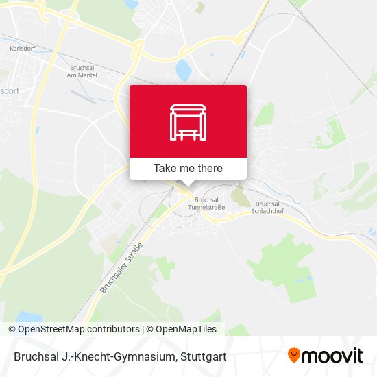 Bruchsal J.-Knecht-Gymnasium map