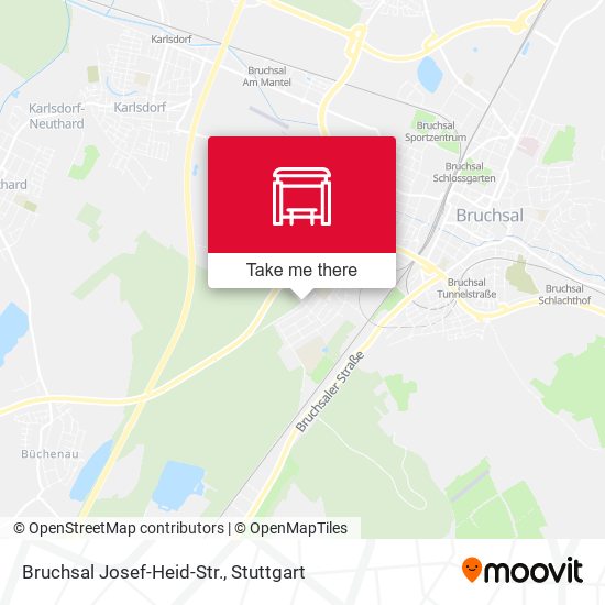 Bruchsal Josef-Heid-Str. map