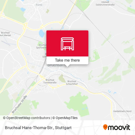 Карта Bruchsal Hans-Thoma-Str.