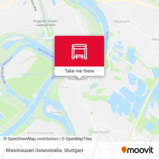 Карта Rheinhausen Ostenstraße