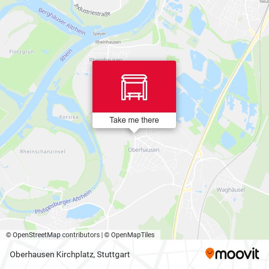 Oberhausen Kirchplatz map