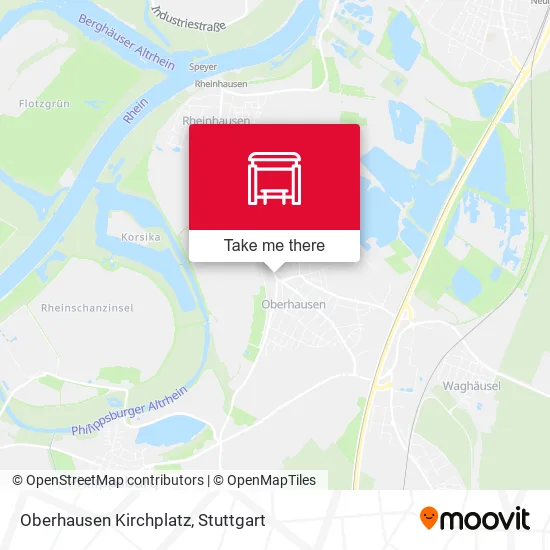 Карта Oberhausen Kirchplatz