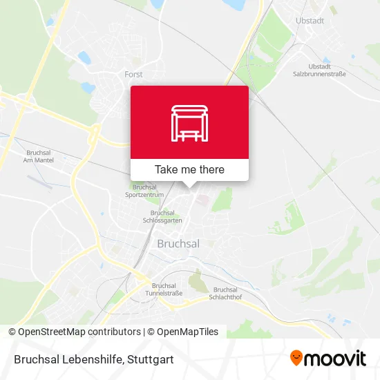 Карта Bruchsal Lebenshilfe