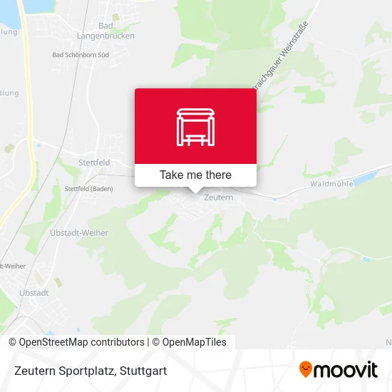 Карта Zeutern Sportplatz