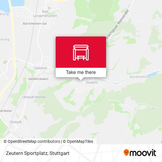 Карта Zeutern Sportplatz