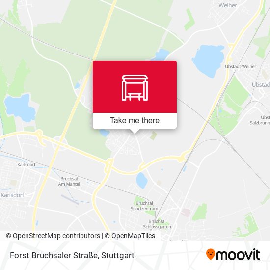 Карта Forst Bruchsaler Straße