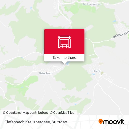 Tiefenbach Kreuzbergsee map