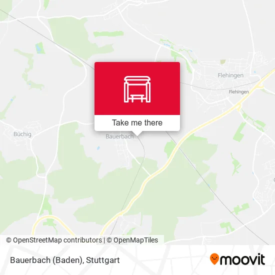 Карта Bauerbach (Baden)