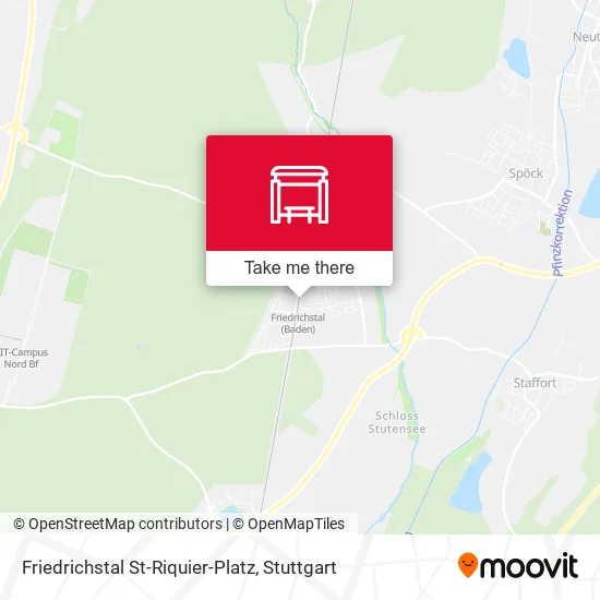Карта Friedrichstal St-Riquier-Platz