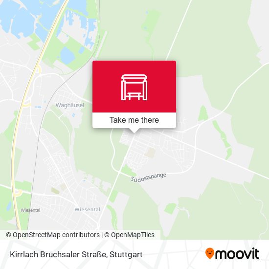 Kirrlach Bruchsaler Straße map