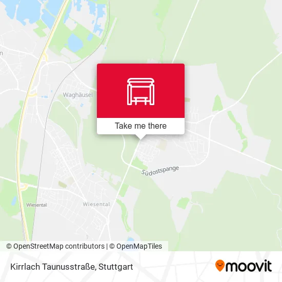 Карта Kirrlach Taunusstraße