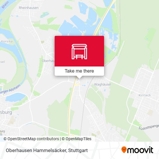 Oberhausen Hammelsäcker map