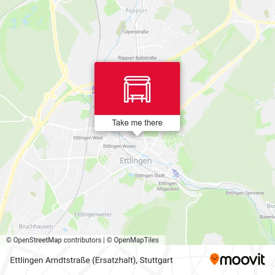 Карта Ettlingen Arndtstraße (Ersatzhalt)