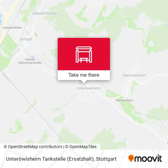 Карта Unteröwisheim Tankstelle (Ersatzhalt)