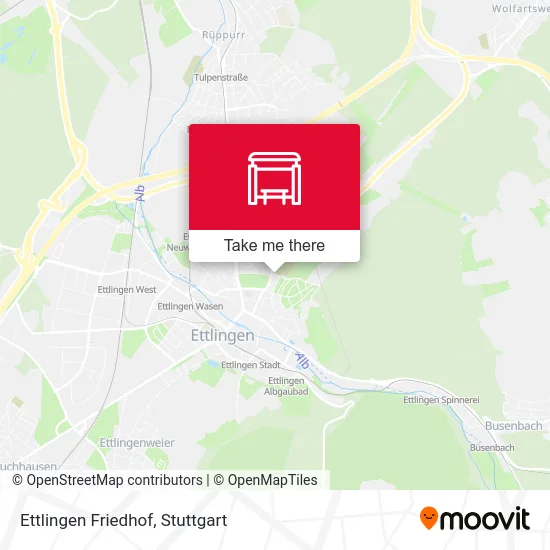 Карта Ettlingen Friedhof