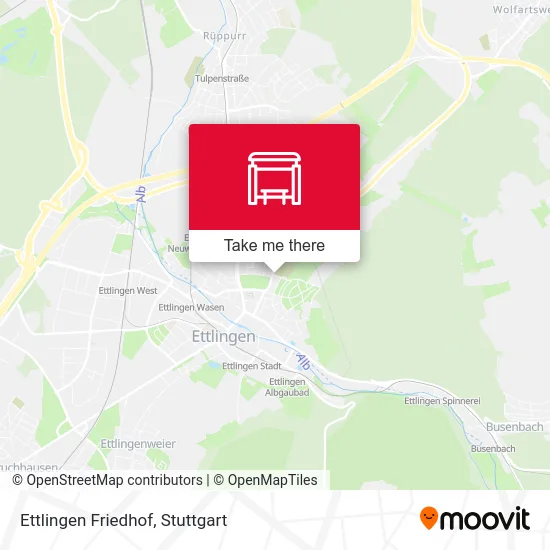 Карта Ettlingen Friedhof