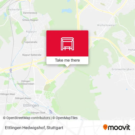 Карта Ettlingen Hedwigshof