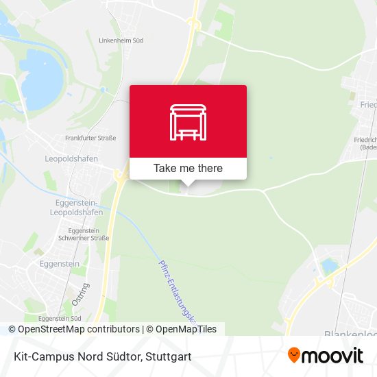 Kit-Campus Nord Südtor map
