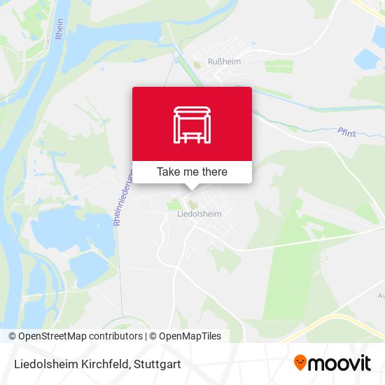 Карта Liedolsheim Kirchfeld