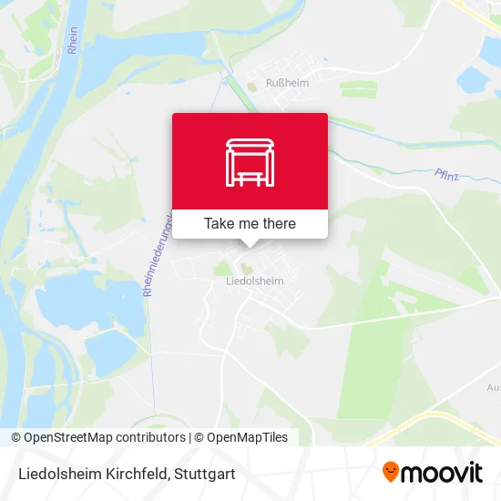 Карта Liedolsheim Kirchfeld
