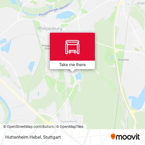 Карта Huttenheim Hebel