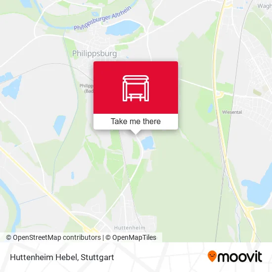 Карта Huttenheim Hebel