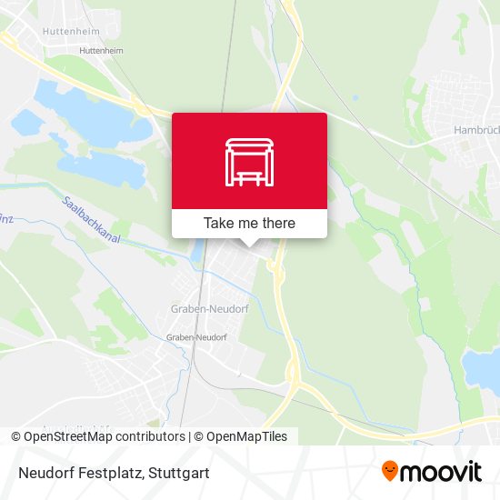 Neudorf Festplatz map