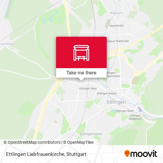 Ettlingen Liebfrauenkirche map