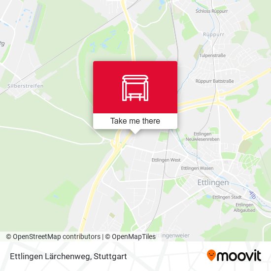 Ettlingen Lärchenweg map