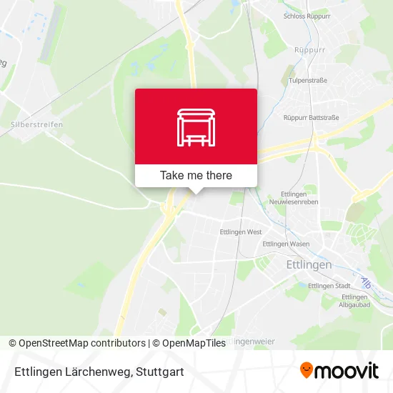 Карта Ettlingen Lärchenweg