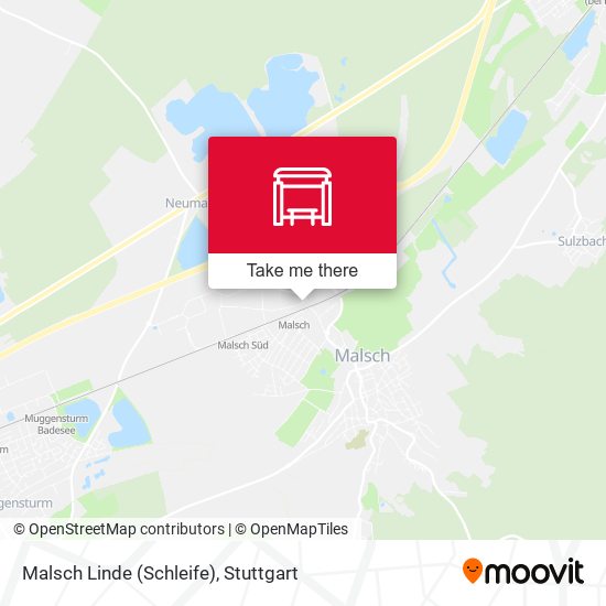 Malsch Linde (Schleife) map