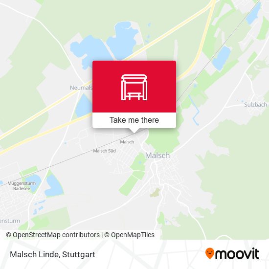 Карта Malsch Linde