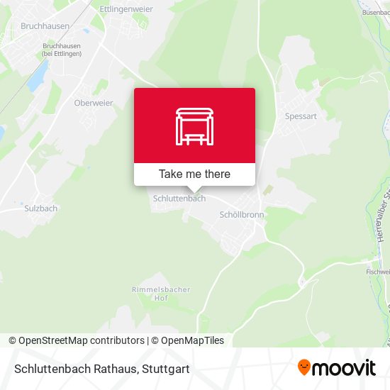 Schluttenbach Rathaus map