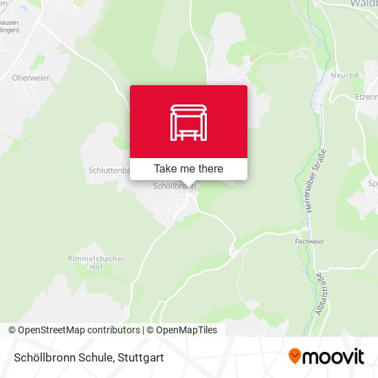 Schöllbronn Schule map