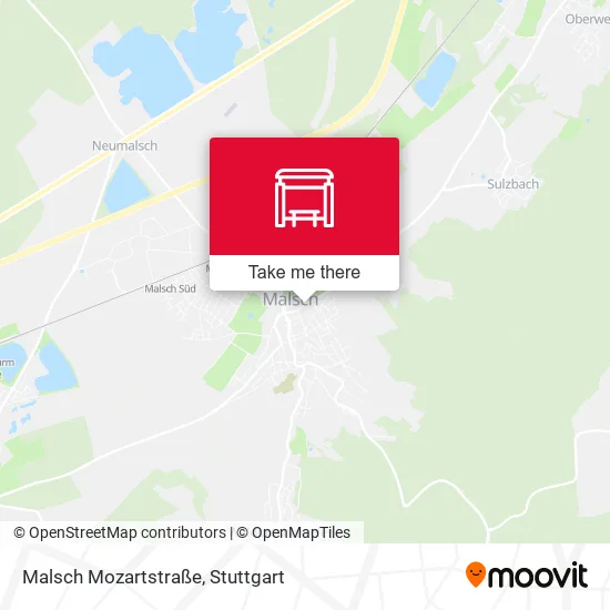 Карта Malsch Mozartstraße