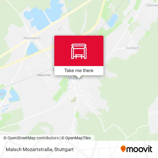 Карта Malsch Mozartstraße