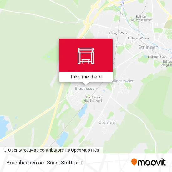Карта Bruchhausen am Sang