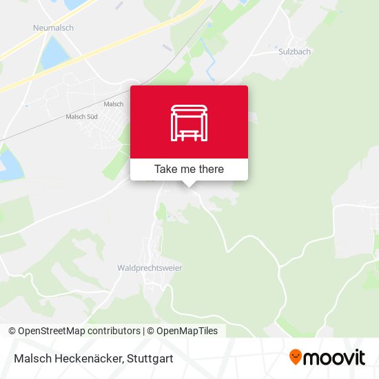 Malsch Heckenäcker map