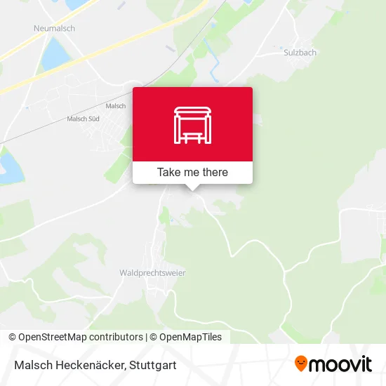 Карта Malsch Heckenäcker