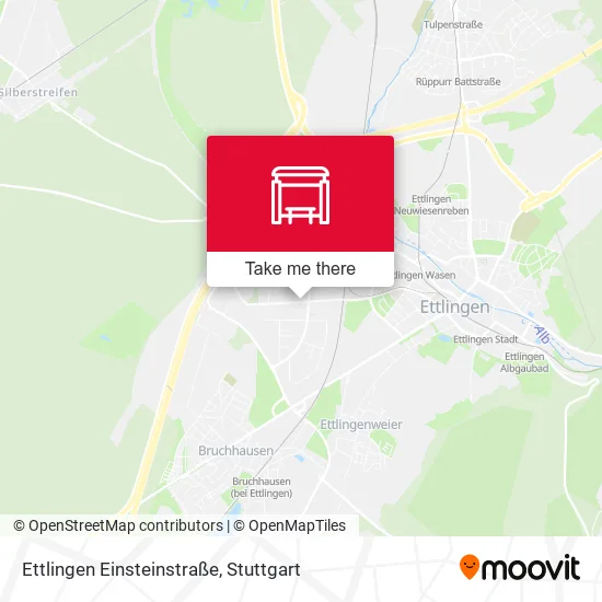 Карта Ettlingen Einsteinstraße