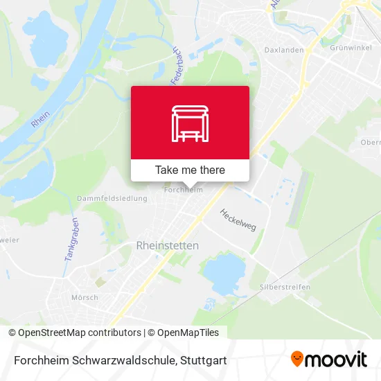 Карта Forchheim Schwarzwaldschule