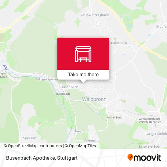 Карта Busenbach Apotheke