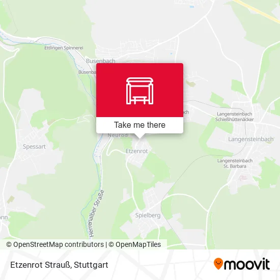 Карта Etzenrot Strauß